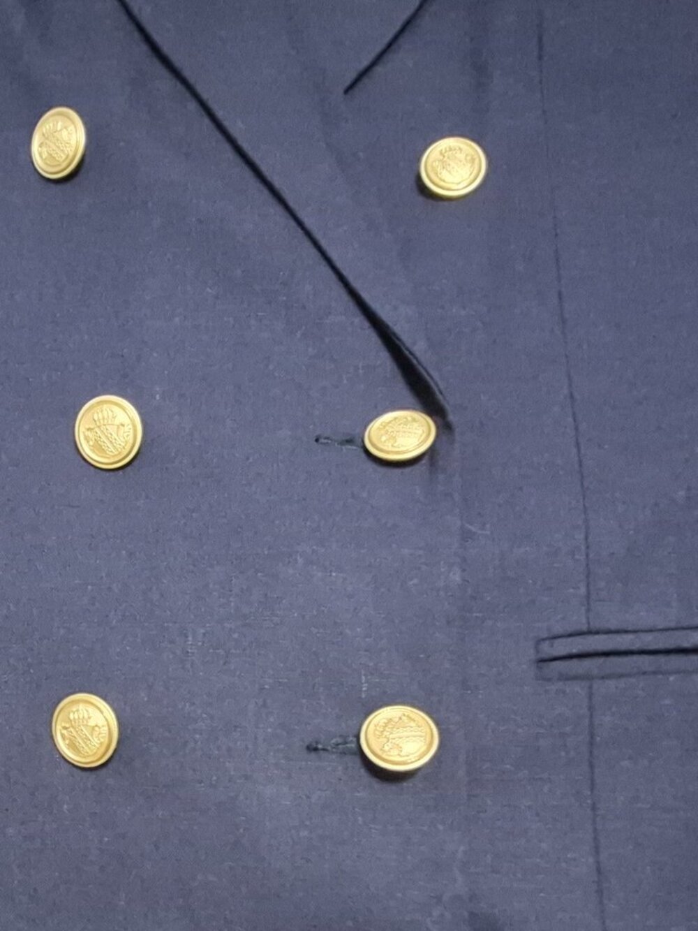 Vintage Worthington Navy Blazer Size 16 - Picture 3 of 5
